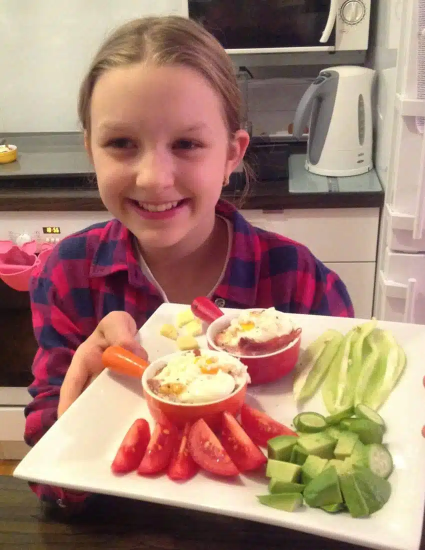Schinken & Ei Brioche ham-egg brioche low carb kids friendly instruction video