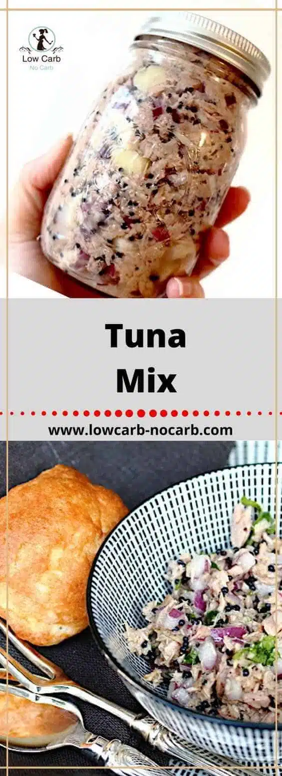 Tuna Mix Ala Sophie #tuna #mix #lowcarb #keto #paleo #healthyfood #diabetes #fitfood #recipe #pinterest #feedfeed #breakfast #snack