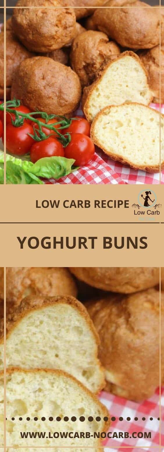 Low Carb Yoghurt Buns #lowcarb #keto #paleo #yogurt #buns #bread #loaf #whitebread #ketokids #diabetes