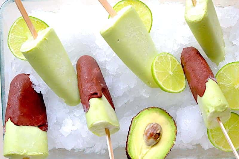 Keto Avocado Popsicles the MUST for summer days