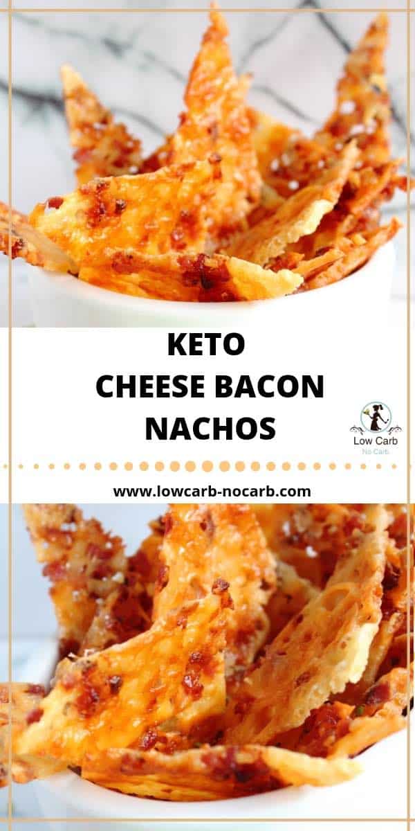 Keto Cheese Bacon Nachos #keto #cheese #bacon #nachos #lowcarb #snack #healthysnack #diabetes #ketogenicdiet
