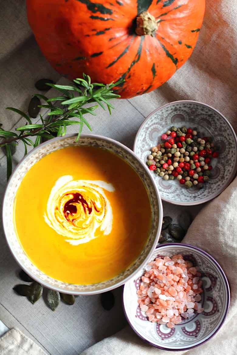 Roasted Low Carb Pumpkin Soup Recipe