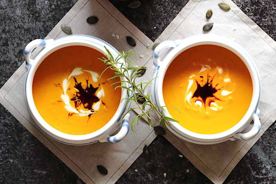 Roasted Low Carb Pumpkin Soup Recipe