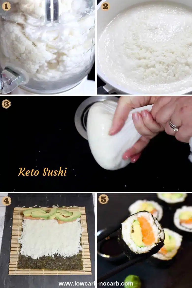 How to Collage for Keto Sushi Rolls Recipe