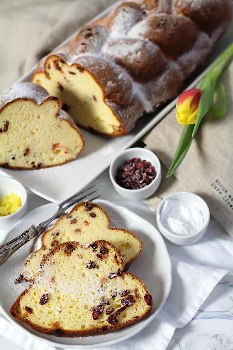 Sweet Keto Challah Bread Recipe with tulips