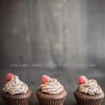 Chocolate Keto Cupcakes pin write up
