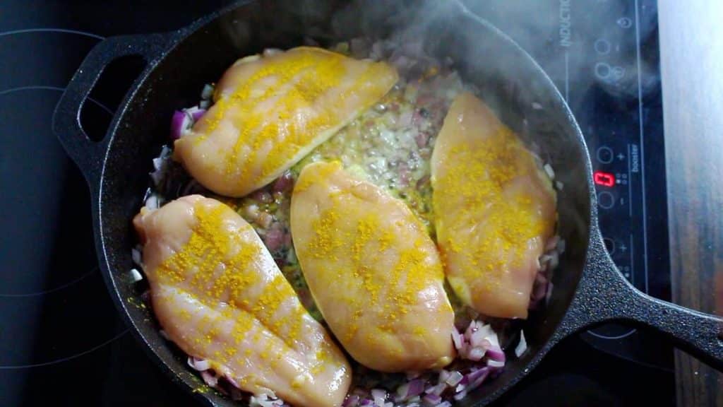 Baked Chicken with Curcuma