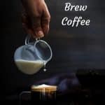 Cold Brew Coffee with Coconut Milk