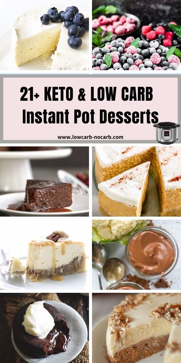 Low Carb and Keto Instant Pot Dessert Collection
