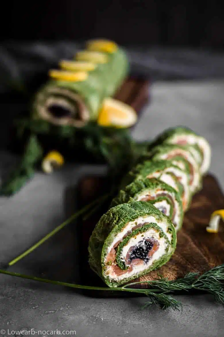 Dill Smoked Salmon Roulade