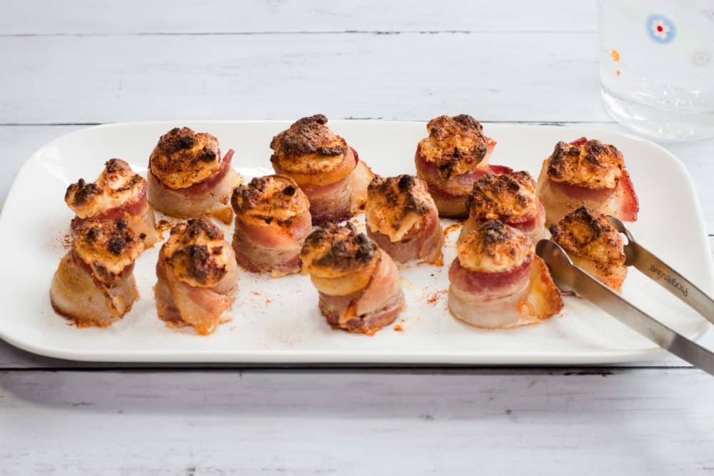 Keto party Appetizers on a plate
