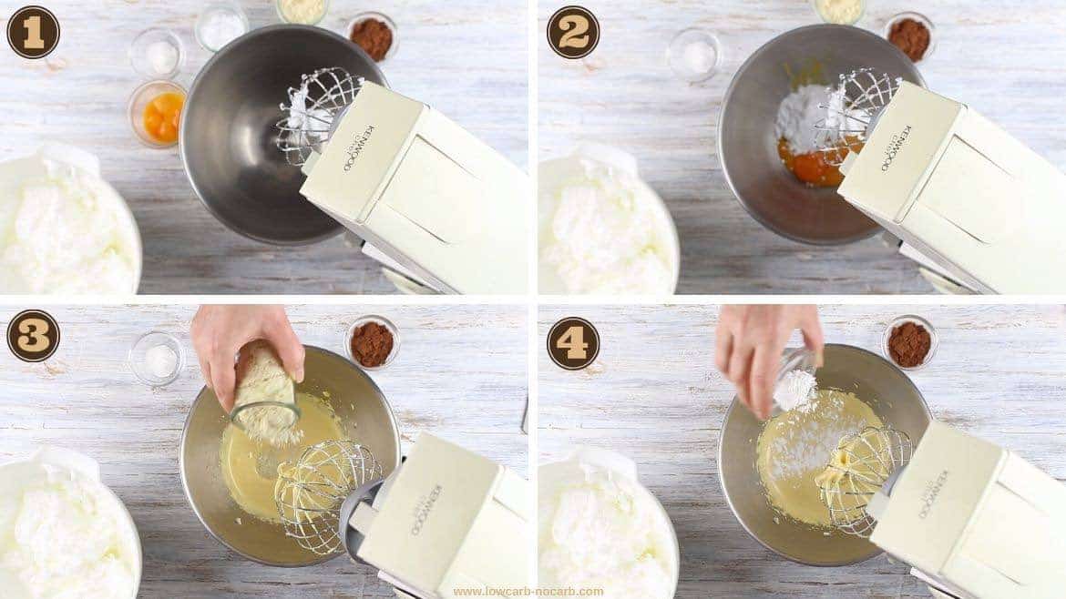 Keto Pound Cake step by step instructions