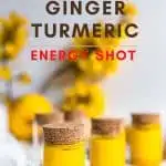 Wellness Shots made from Ginger and Turmeric