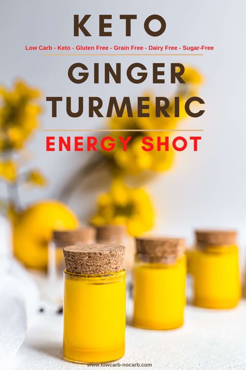 Wellness Shots made from Ginger and Turmeric