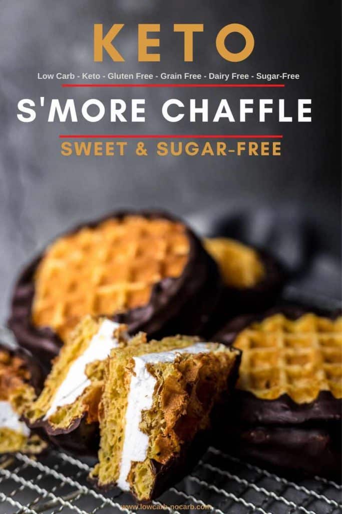 Sugar-Free & Keto Smores Chaffle Recipe