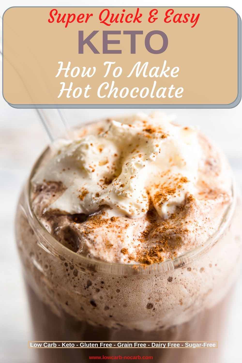 Keto Instant Hot Chocolate Mix