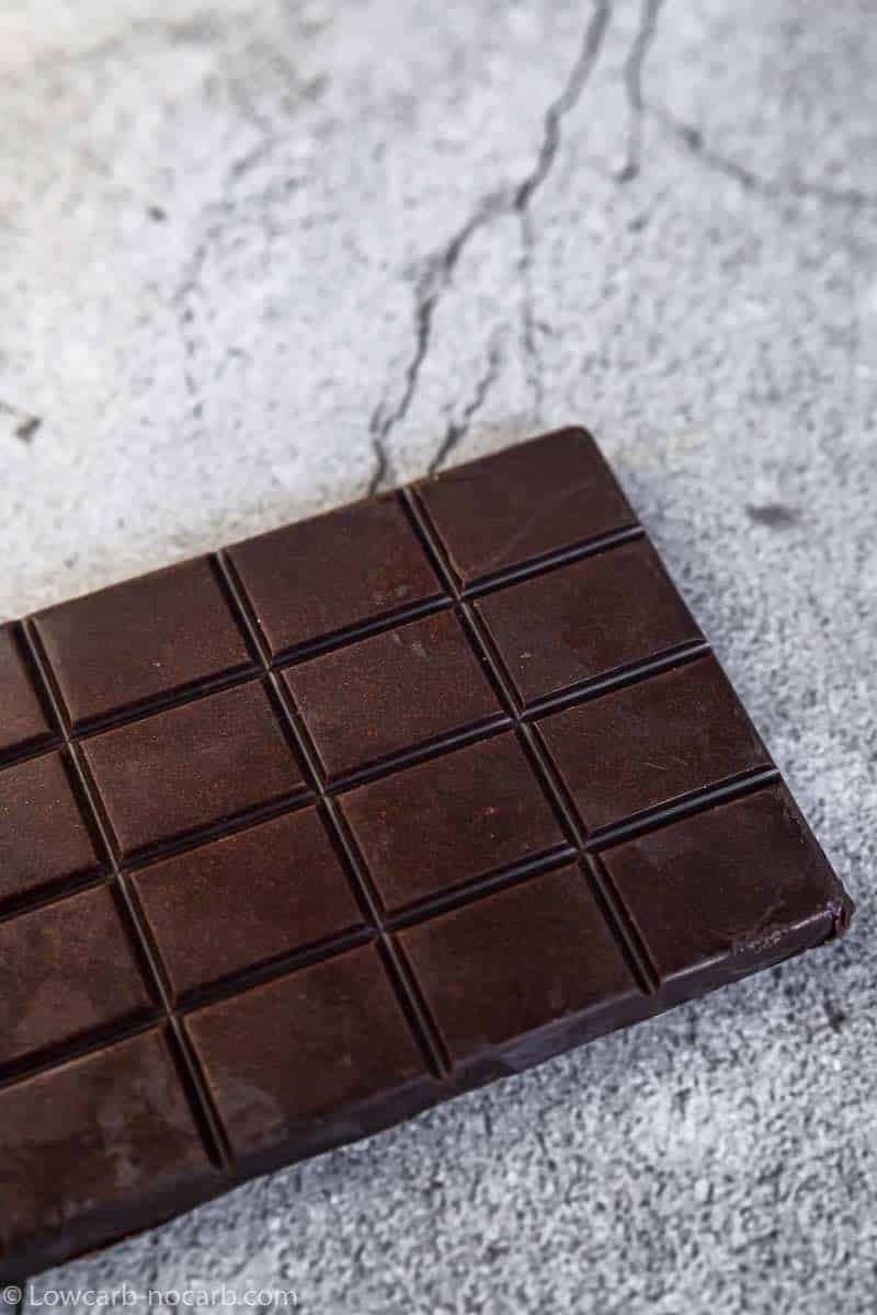 Homemade Low Carb Chocolate Bar