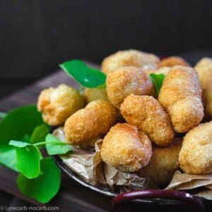 Keto Tater Tots on a plate