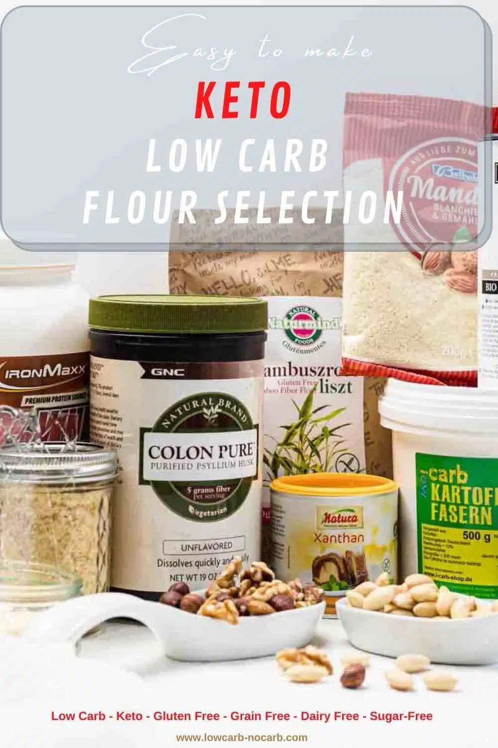 Keto Pantry Flour Selection Packaging