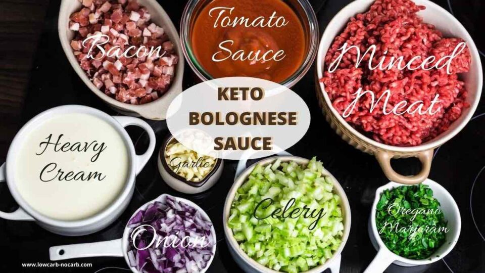 Keto Bolognese Sauce Recipe Ragu - Low Carb No Carb