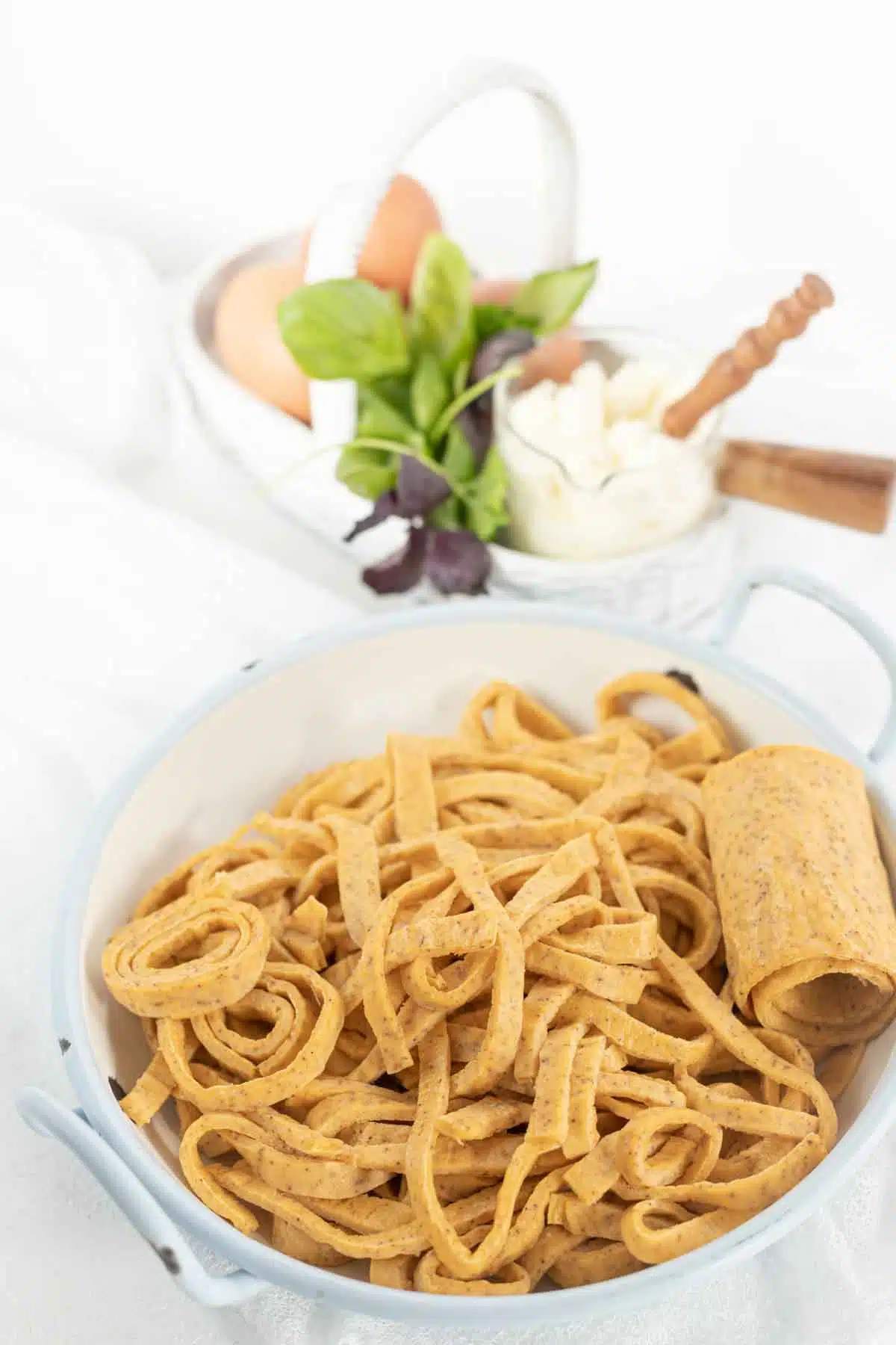 Low Carb Pasta Noodles in a bowl