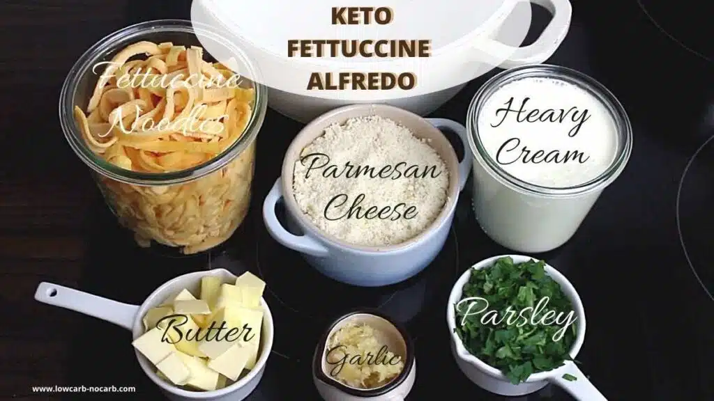 Alfredo Sauce with Heavy Cream ingredients needed