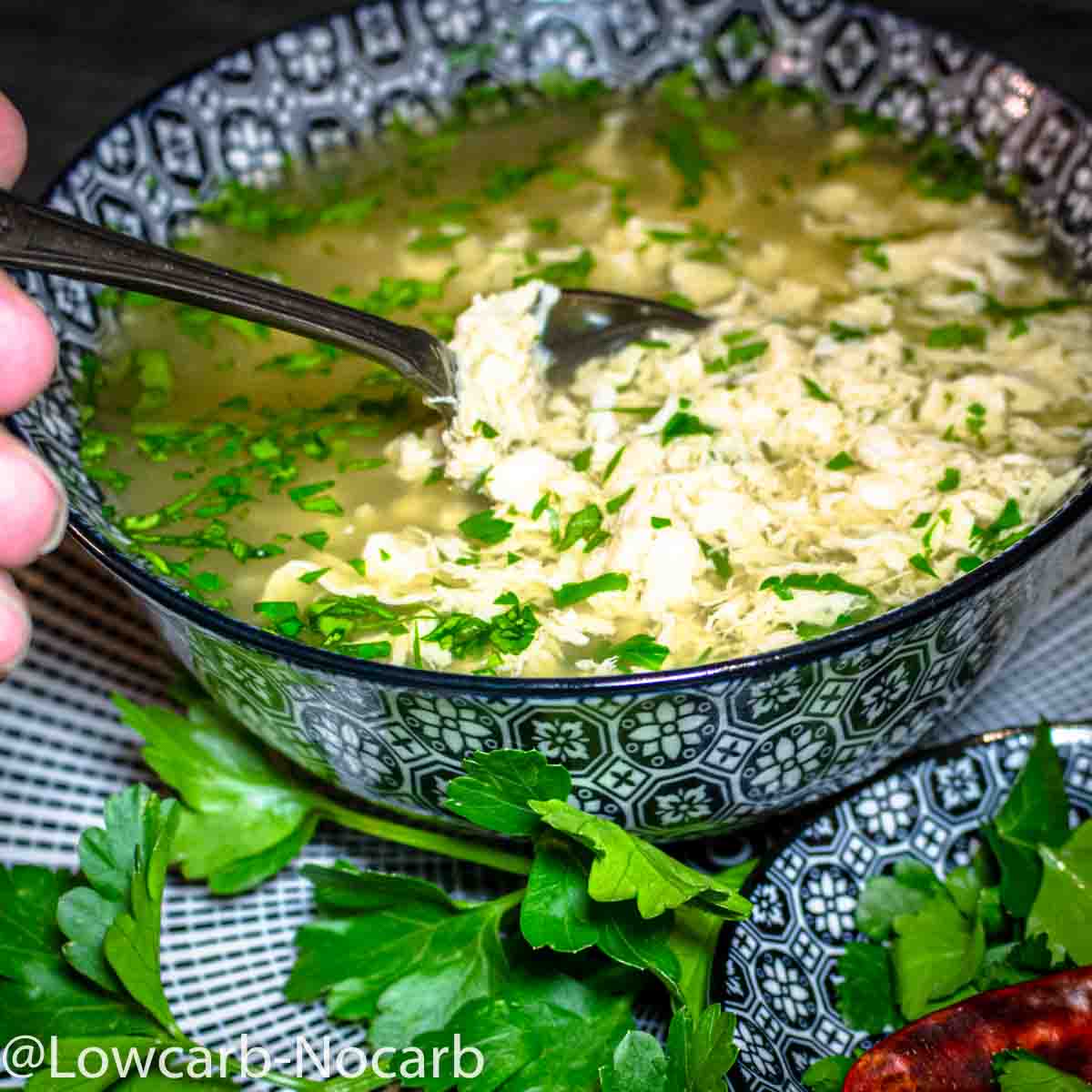 Quick and Easy Keto Egg Drop Soup Recipe Low Carb