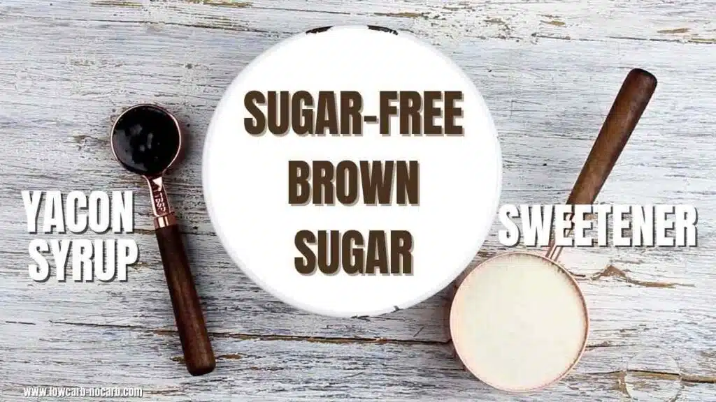 Healthy Brown Sugar Substitute ingredients needed