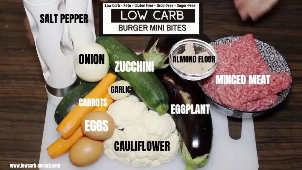 Burger Bites ingredients needed
