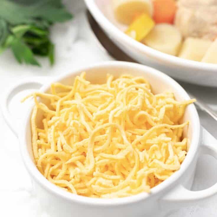 Low-Carb Soup Noodles without flour
