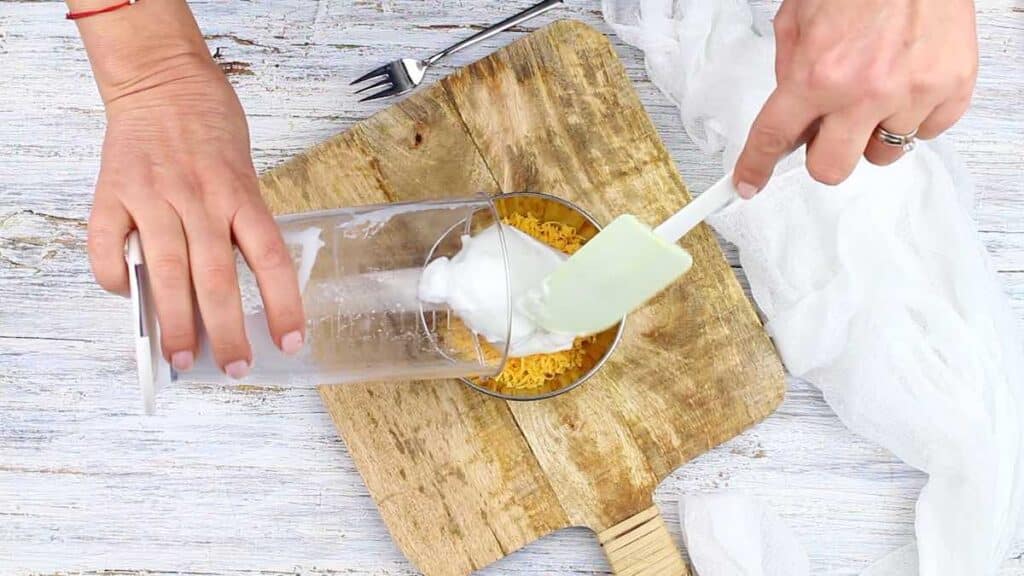 How To Make Cheese Balls adding egg whites