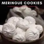 Keto Meringue Cookies in a bowl