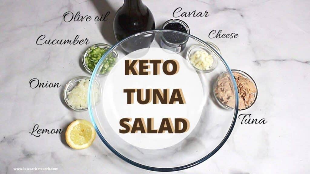 Tuna Salad No Mayo ingredients needed