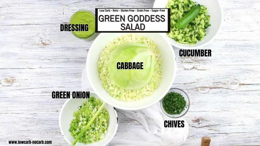 Recipe for Green Salad ingredients needed.