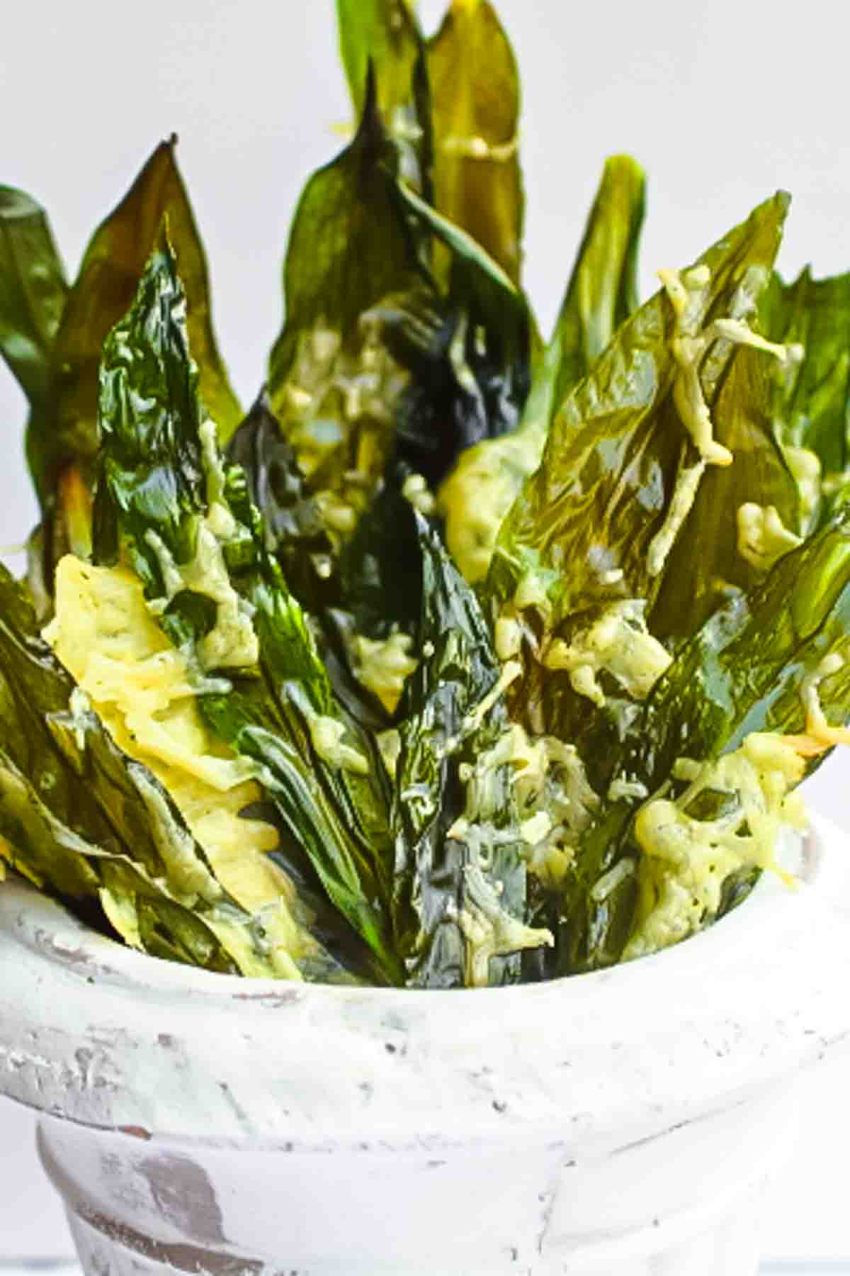 Leafy Greens Chips in a bowl