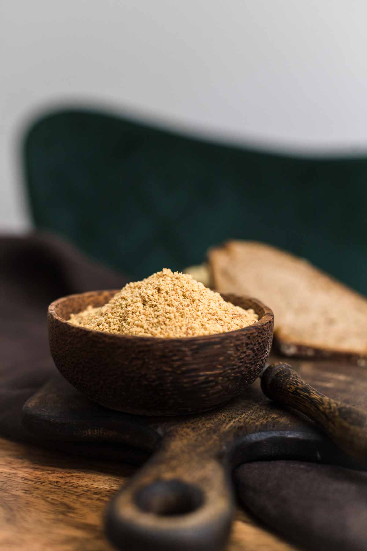 Make your own Breadcrumbs in a bowl.