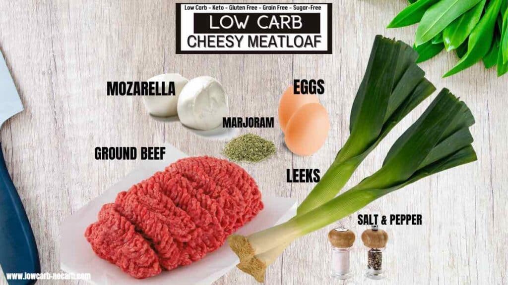 Meatloaf Low Carb ingredients needed.