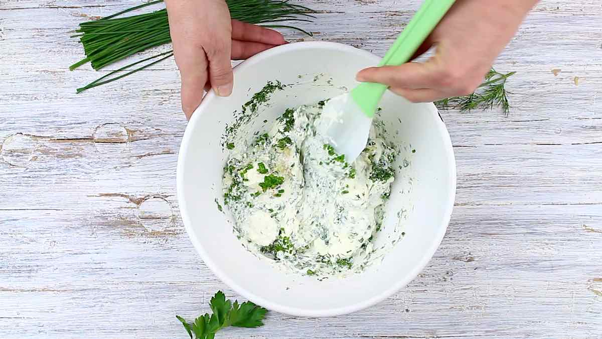 Keto Salad Dressing Recipe mixing together.