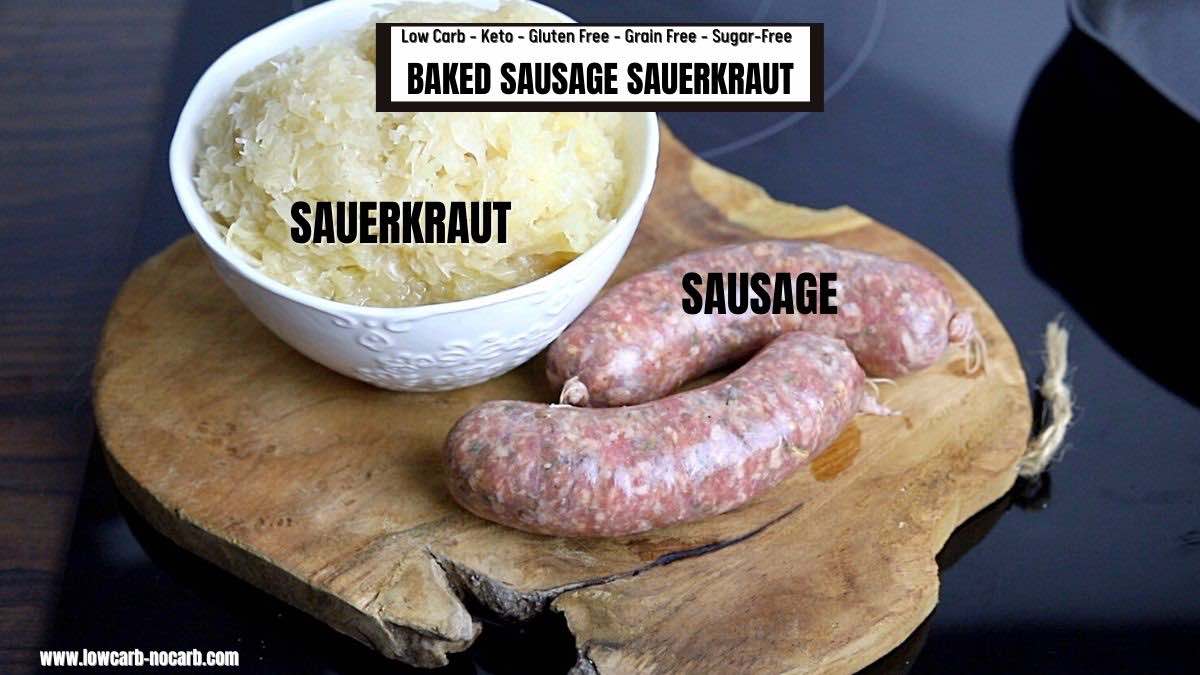 Sausages and Sauerkraut ingredients needed.