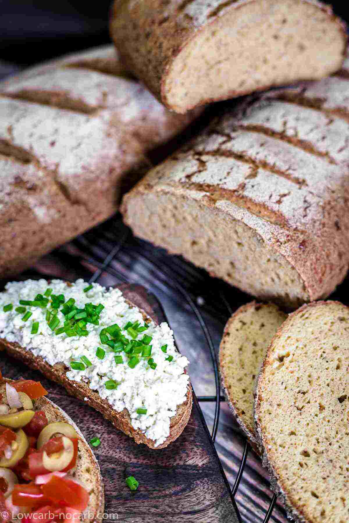 Best Keto Bread loafs with spreads.
