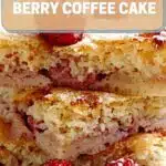 Coffee Cake with wild strawberries.
