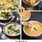 Various Soup recipes that are keto.