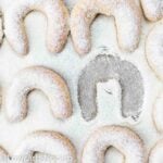 keto vanilla cookies on a paper