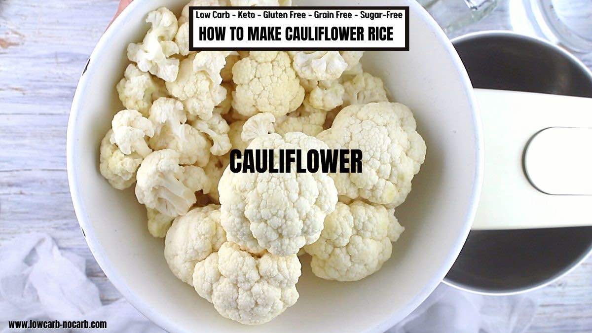 How Many Carbs in Cauliflower in a bowl.