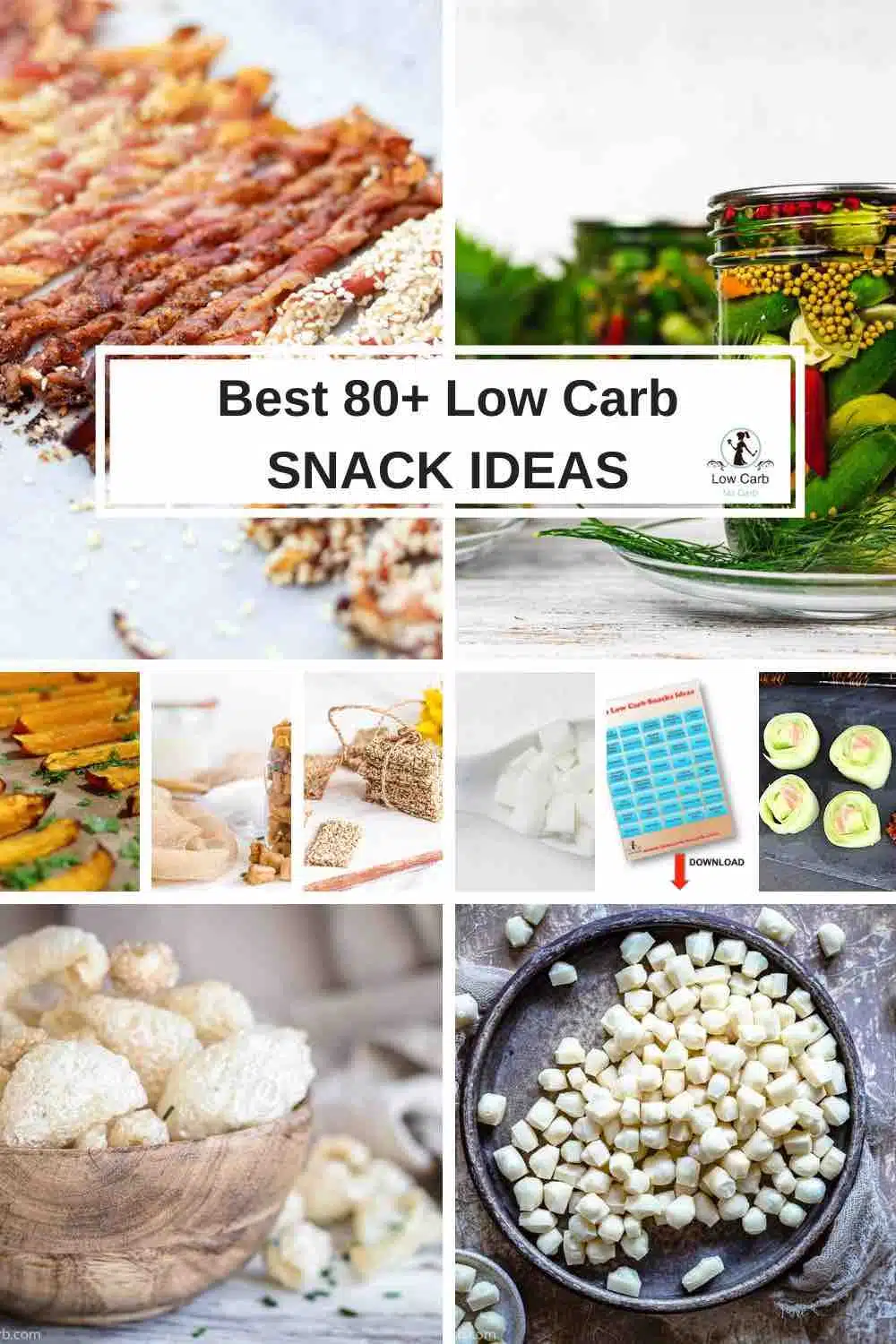 Snack ideas and recipes with images.
