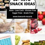 Low Carb Snack ideas with images.