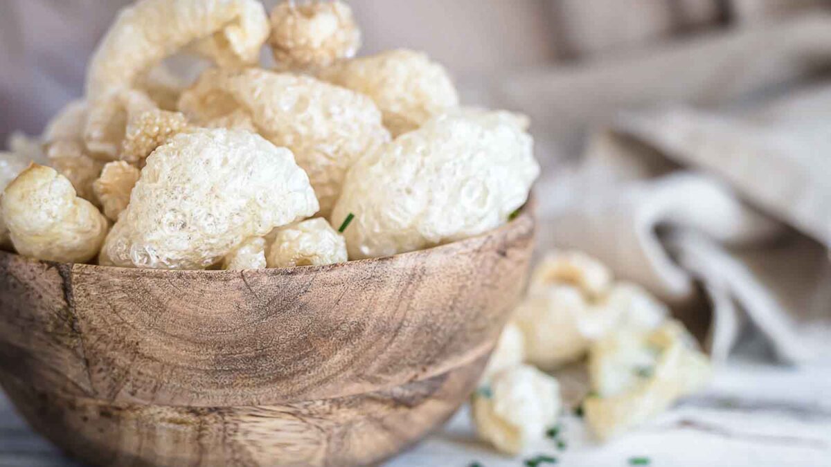 Air Fryer Homemade Pork Rinds Chicharrones - Low Carb No Carb