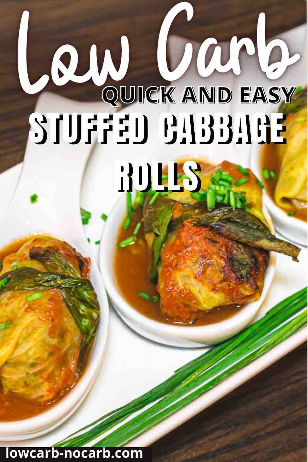 Low carb stuffed cabbage rolls.