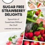 9 sugar free strawberry delights.