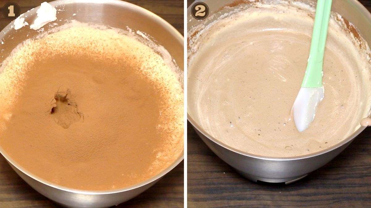 How to make chocolate cake base.